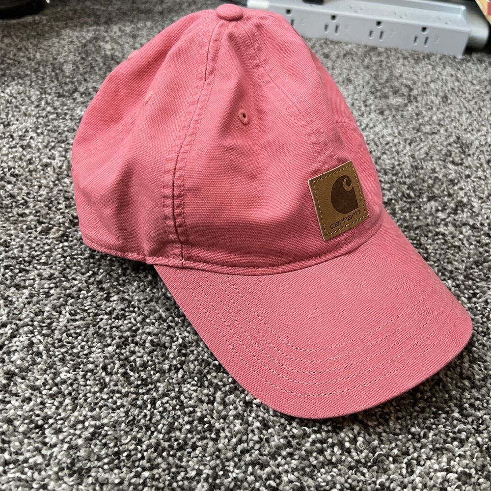 Carhartt Force Unisex Hat Adjustable Light Pink Canvas Cap